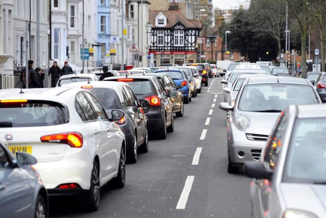 A car club could be introduced in Portsmouth to reduce car ownership and encourage more people to walk and cycle.
Pictured: The junction of St Michael's Road and Anglesea Road in Portsmouth, Hampshire. Picture by:  Malcolm Wells (180312-8276)