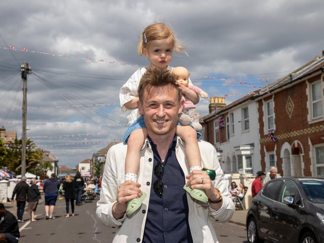 The Gee Family at the Duncan Road street party. Photos by Alex Shute