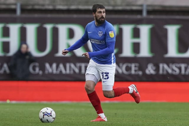 An alarming prediction from FM is that Pompey won't sign a right-back this summer. This leaves Freeman as their only option and he starts at wing-back for the opening day of the 2022-23 season.   Picture: Jason Brown