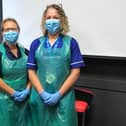 (left to right) Emma Gluba, Paediatric Respiratory Nurse TB and Chery Kay, Respiratory Nurse Specialist