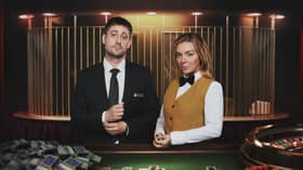 Michael Socha as Matty and Sheridan Smith as Leanne in The Cage