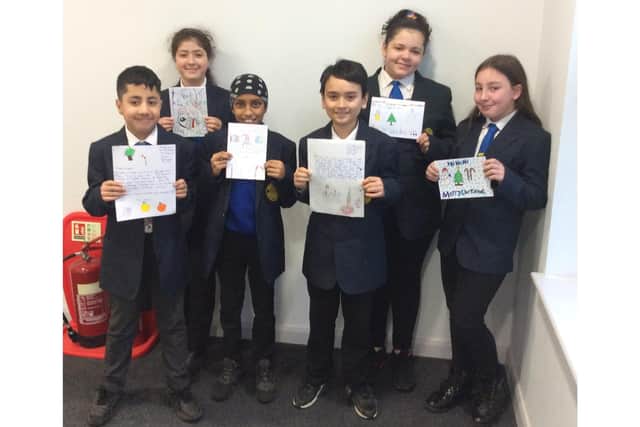 Pupils from Arundel Court Primary Academy in Portsmouth have got involved with the Comfort and Joy campaign to write letters to people in nearby care homes
