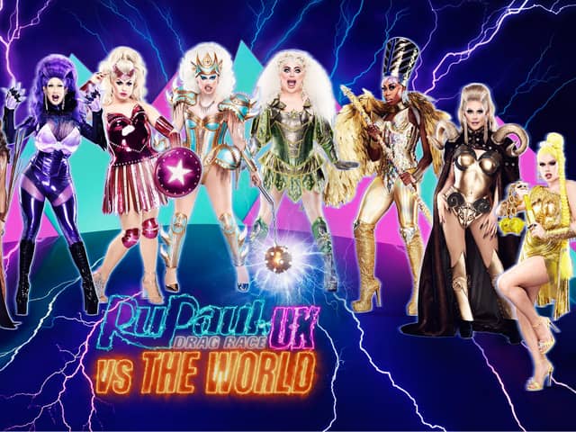 RuPaul's Drag Race UK vs The World will air on BBC Three next month.