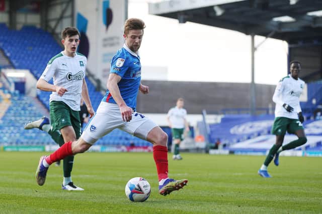 Michael Jacobs in action against Plymouth last season
