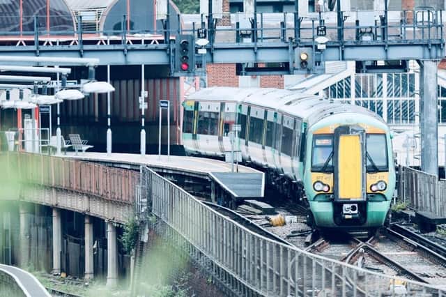 A train leaving Portsmouth and Southsea railway station. Picture: Chris Moorhouse