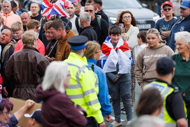 Southsea protest turned violent on Saturday