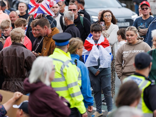 Southsea protest turned violent on Saturday