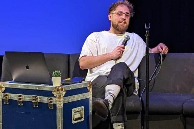 Joel Richardson returned to HSDC to speak to students