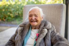 Pictured: Joan Eddings at Rowans Hospice, Portsmouth. Picture: Habibur Rahman