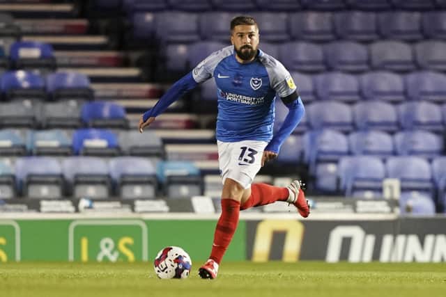 Kieron Freeman was handed his first start since February when Pompey hosted Aston Villa Under-21s in the Papa John's Trophy. Picture: Jason Brown/ProSportsImages