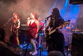 Shades of Scarlet raised over £900 for the BHF at the Wedgewood Rooms.