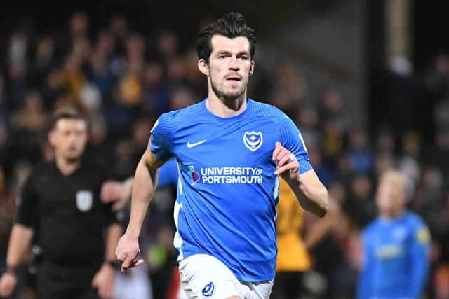 John Marquis is poised to depart Pompey this month after holding talks with Lincoln  Picture: Dennis Goodwin