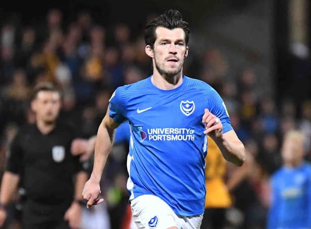 John Marquis is poised to depart Pompey this month after holding talks with Lincoln  Picture: Dennis Goodwin