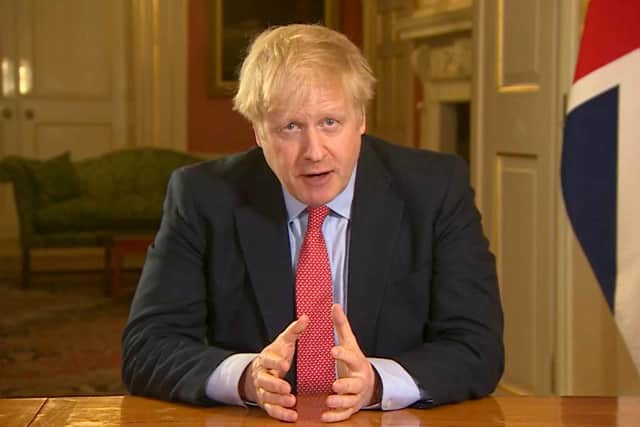 Boris Johnson announced stricter measures to combat coronavirus on Monday, March 23. Photo: PA.