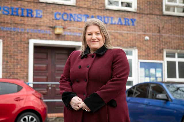 Police and Crime Commissioner Donna Jones outside Portsmouth Central Police Station
Picture: Habibur Rahman