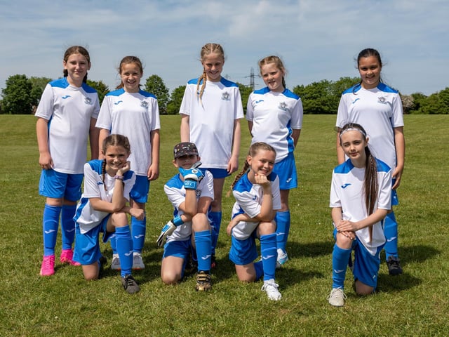 Downgrange Wildcats U11s Girls. Picture: Mike Cooter