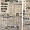 Flashback to March 1984 and The Sports Mail front page celebrating Pompey's 3-0 win at Oakwell