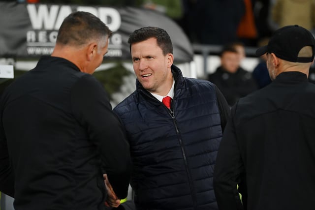 Average spell in charge: 42 months.
Longest serving manager of past 10 years: Paul Tisdale (June 2006 - January 2018).
Pictured above: current manager Gary Caldwell (appointed October 2022).
