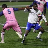 Former Hawks man Abdulai Baggie has joined Gosport Borough Picture: Dave Haines