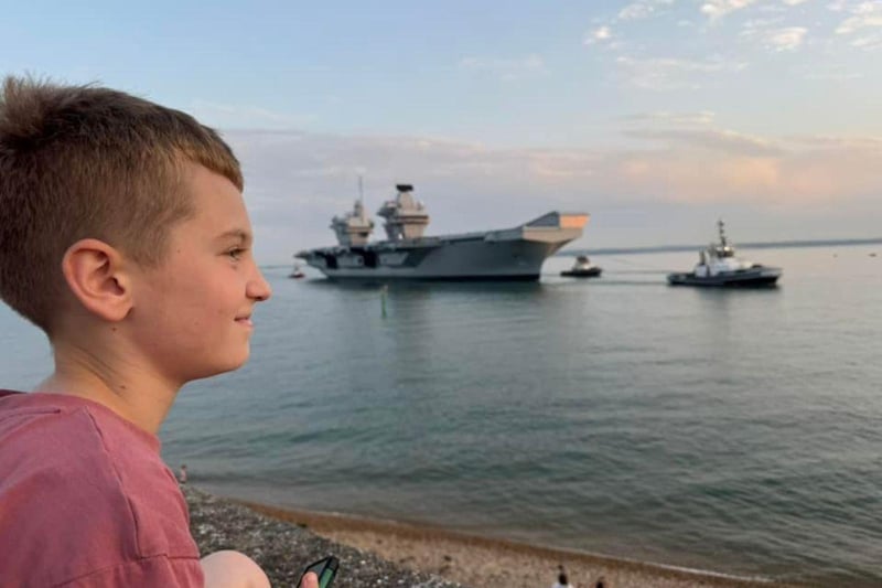 HMS Queen Elizabeth returned to Portsmouth on July 30 after spending several months in Rosyth for repairs.