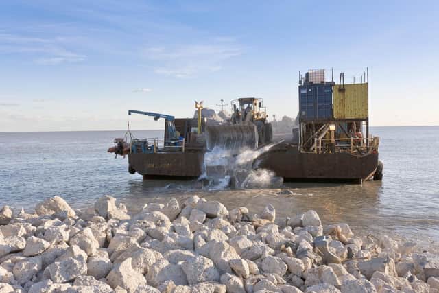 Thousands of tonnes of armour rock will arrive in Southsea by ship this month to form new primary sea defences as part of the Portsmouth City Council-led Southsea Coastal Scheme.
