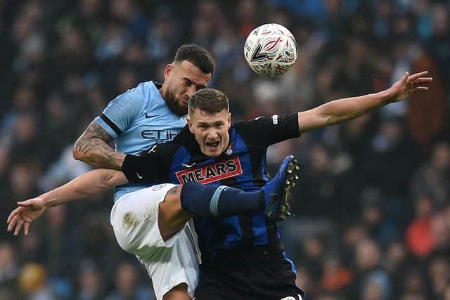 Michael Smith has been in outstanding form for Rotherham (Photo by OLI SCARFF/AFP via Getty Images)