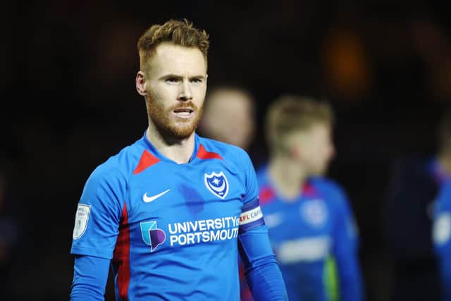 Skipper Tom Naylor was surprisingly dropped for Pompey against Oxford. Picture: Joe Pepler