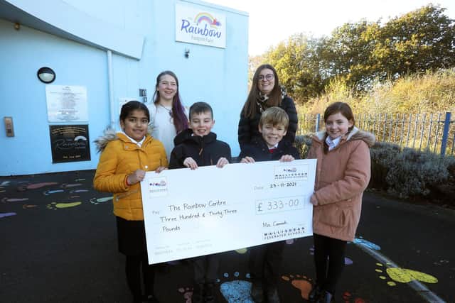 Wallisdean Federated schools did a non-uniform fundraising day to raise money for The Rainbow Centre. Picture: Sam Stephenson