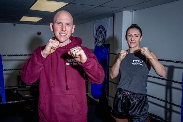 Paul and Vanessa Massey at their new studio at Fierce Muay Thai,  Fareham on 17 December

Picture: Habibur Rahman