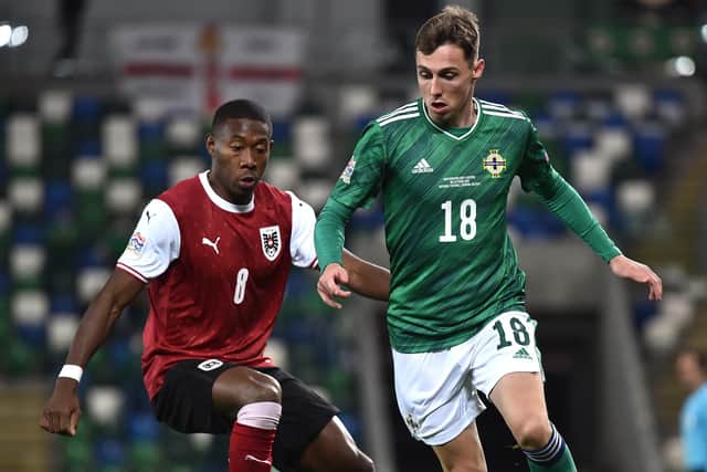 Northern Ireland international Gavin Whyte would be interested in a move to Pompey Picture: Charles McQuillan/Getty Images