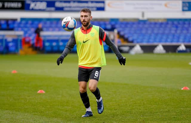 Ben Close could feature in Pompey's first friendly of 2021 - to be held next Tuesday. Picture: Simon Davies/ProSportsImages