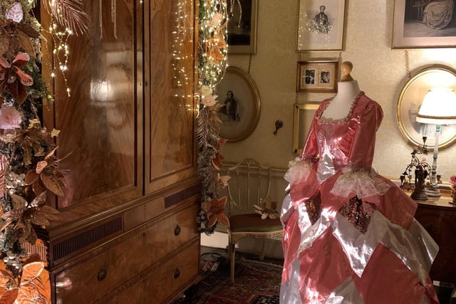 Stately rooms bedecked with theatrical installations are part of CLW's designs