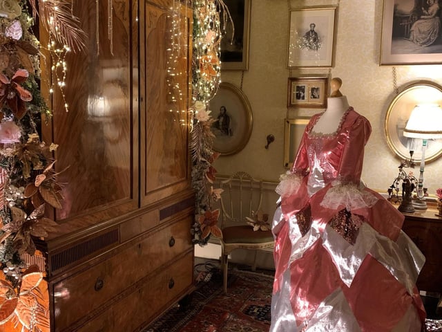 Stately rooms bedecked with theatrical installations are part of CLW's designs