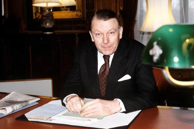 Tory Foreign Secretary Lord Francis Pym, pictured in 1982 Picture: Martin Cleaver/PA Wire