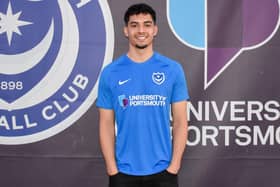 Tyler Walker joined Pompey along with Hayden Carter, Denver Hume and Ollie Webber.