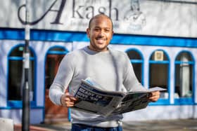 Owner Faz Ahmed of Akash, Southsea for We love the News campaign

Pictured: Faz Ahmed at Akash restaurant, Southsea on 18 February 2021.

Picture: Habibur Rahman