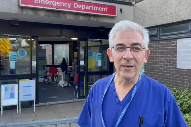 Dr Mark Roland, respiratory consultant and deputy medical director at Queen Alexandra Hospital in Portsmouth