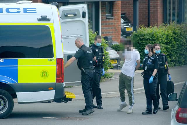 Police made an arrest in Brook Close, Swanmore on Thursday, June 3.