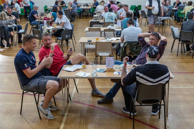 Inside the main hall at the Wickham Community Centre.