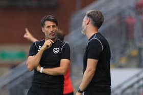 Danny Cowley pictured with Nicky Cowley at Tuesday night's friendly at Leyton Orient. Picture: Simon Roe/ProSportsImages
