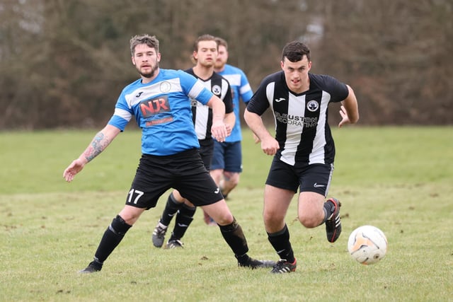 Emsworth (black/white) v Bransbury. Picture by Kevin Shipp