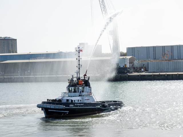 Pictured - Ships put on display in the port.
Photos by Alex Shute