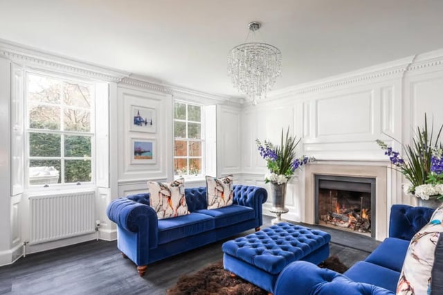 This house is stunning throughout and it even comes with an indoor slide.