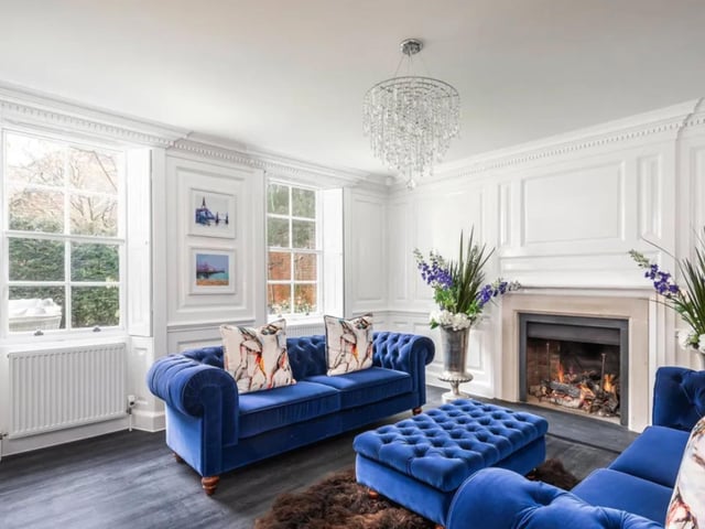 This house is stunning throughout and it even comes with an indoor slide.