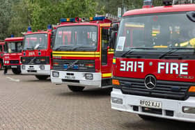 A range of fire engines were also on display at Port Solent 999 Day