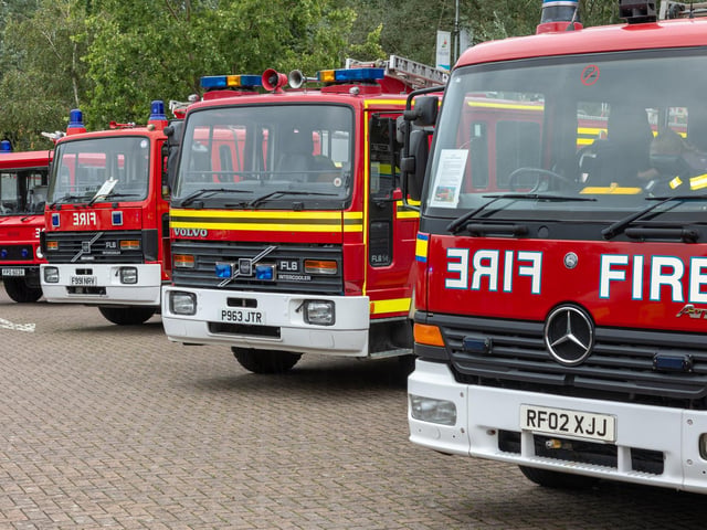 A range of fire engines were also on display at Port Solent 999 Day