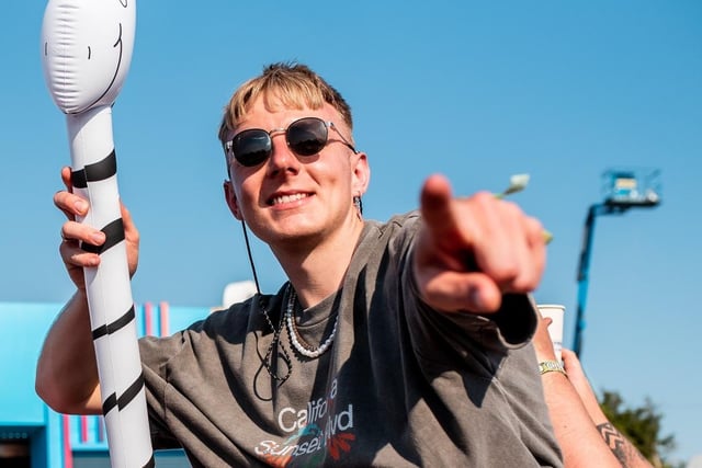 One of the festival-goers