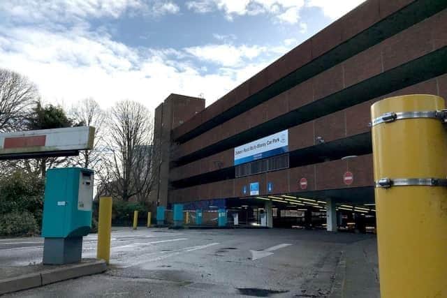 The multi-storey car park in Osborn Road, Fareham