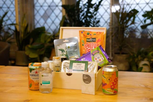 An example of the student survival pack