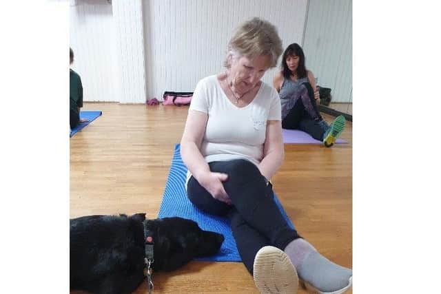 Sherrie Swadling from Hayling Island taking part in one of the new Open Sight sessions